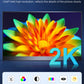 Tragbarer 2K-Monitor 17,3-Zoll-IPS-Bildschirm mit schmaler Lünette USB C /HDMI, Externes großes Gaming-Display für Laptop-PC-Mac-Telefon
