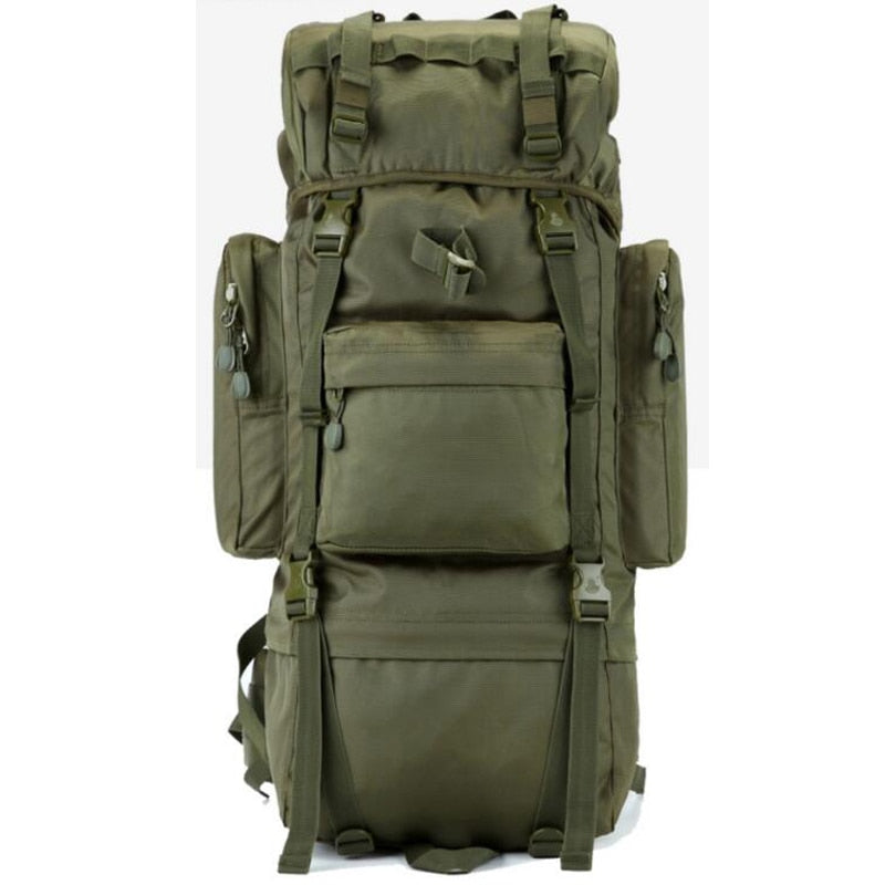 70L Herrenrücksack mit großer Kapazität, Hochwertiger wasserdichter Militärrucksack