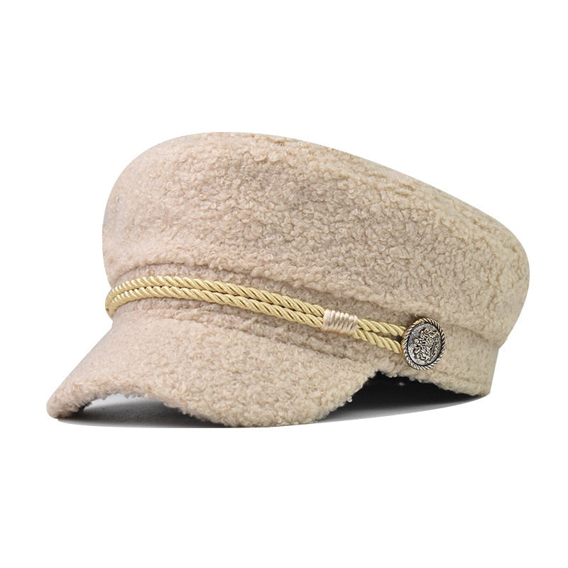 Herbst-Winter Damen Militärkappen