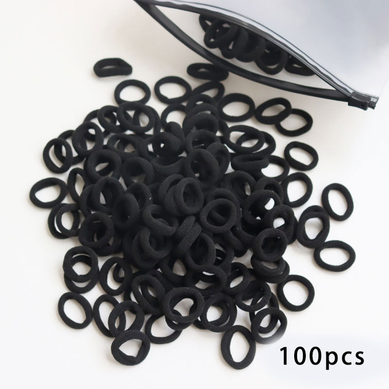 50/100pcs Kinder elastische Haarbänder, Baby Haar Zubehör