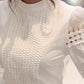 Casual Damen langarm Chiffon-Bluse