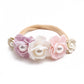 Baby Mädchen Stirnband Nettes Baby elastisches Haarband Neugeborenen Kopf Blume, Kleinkind Stirnband, Kopfbedeckung Kinder Zubehör