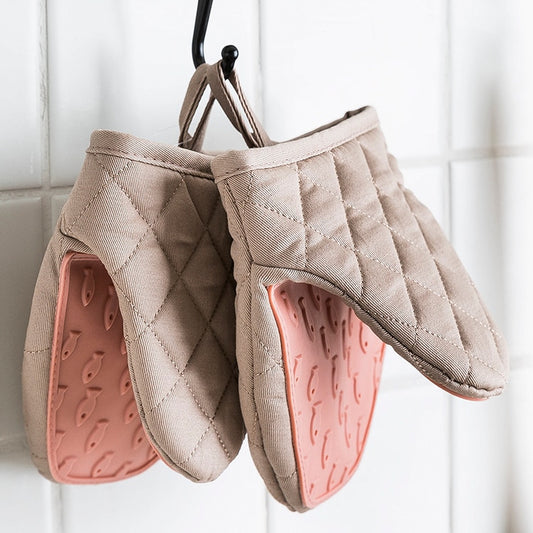 1PC Silikon Anti-verbrühungen Ofenhandschuhe, Topflappen für Küche aus Silikon