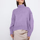 Kaschmir eleganter Rollkragen Damen Pullover weich gestrickt