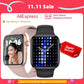 2022 1,9" Sport Smartwatch Männer Bluetooth Anruf Benutzerdefiniertes Zifferblatt NFC Frauen Fitness Smartwatch Pk DT7 W37 W27 Pro Smartwatch Serie 7