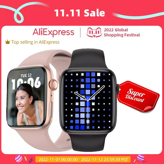 2022 1,9" Sport Smartwatch Männer Bluetooth Anruf Benutzerdefiniertes Zifferblatt NFC Frauen Fitness Smartwatch Pk DT7 W37 W27 Pro Smartwatch Serie 7