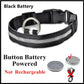 LED leuchtende Hundehalsband, Einstellbare blinkende Wiederaufladbare Leuchthalsband, Nacht Anti-Verlorene Hund Licht Geschirr für kleine Hunde
