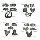 25pcs Tattoo Aufkleber Versorgung