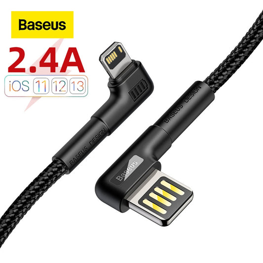 Baseus USB Kabel / Schnelles Ladegerät für iphone 14 13 12 11 pro max 2.4A