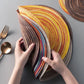 Tischsets für Esstisch, 1 PC, hitzebeständige Tischsets, schmutzabweisend, rutschfeste, waschbare PVC-Gewebe-Vinyl-Geschirr-Matte