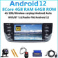 4G SIM Wireless Carplay Android 12,0 mit GPS Navigation Multimedia Player
