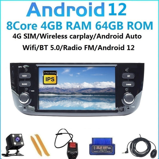 4G SIM Wireless Carplay Android 12,0 mit GPS Navigation Multimedia Player