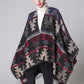 Nachahmung Kaschmir Damen, Schal Winter Warme Schal Wrap Bequeme Weibliche Gestrickte Dicke Decke