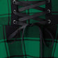 Schwarz karierter Damen-Gothic-Rock, plissiert, kariert, für Sommer,Frühling und Herbst, Mini-Rock Clubwear