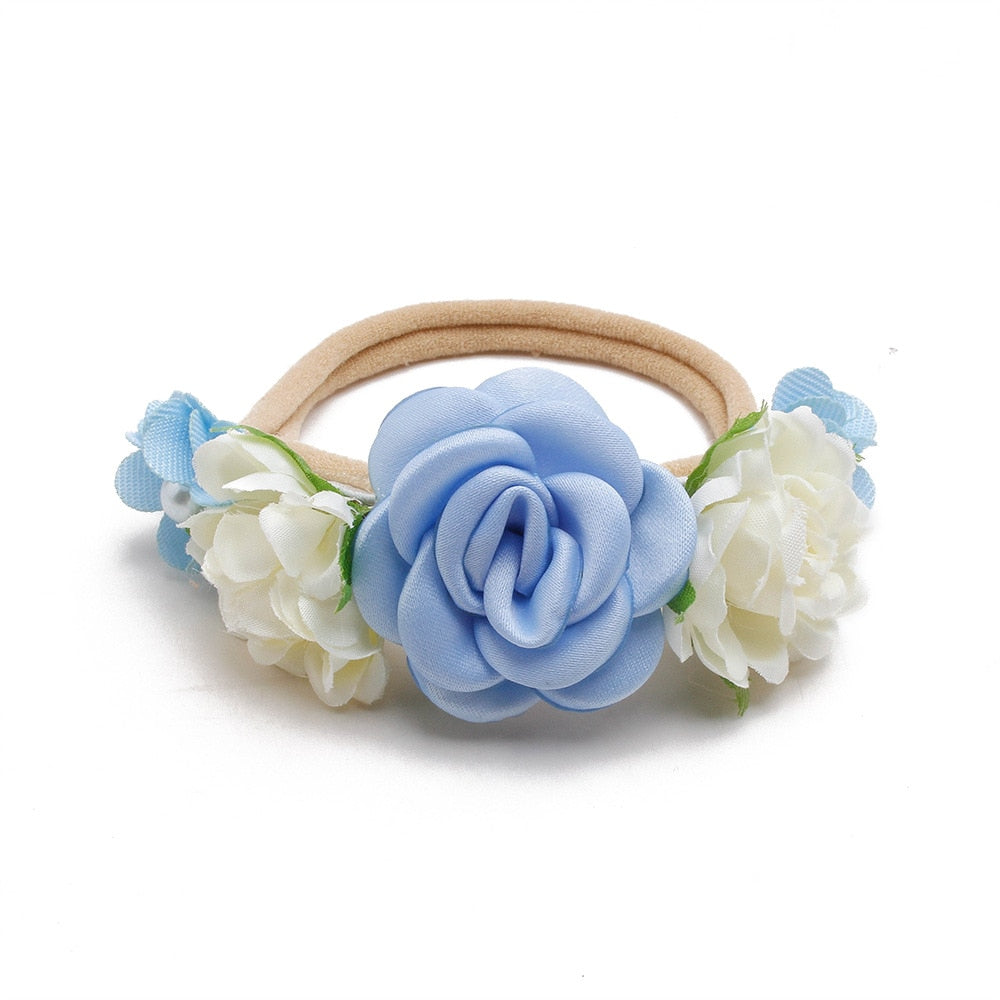 Baby Mädchen Stirnband Nettes Baby elastisches Haarband Neugeborenen Kopf Blume, Kleinkind Stirnband, Kopfbedeckung Kinder Zubehör