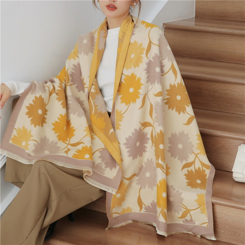 Damen  Winter Kaschmirschal Design, Warme Pashmina Decke