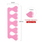 50pcs/Pack Nail Art Zehentrenner Füße Schwamm Finger Trenner Soft Gel