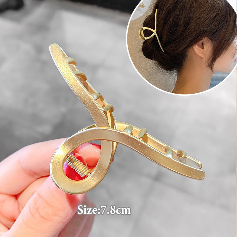 Frauen Geometrische Haarschmuck für Damen,  Metall Haarspangen Mode