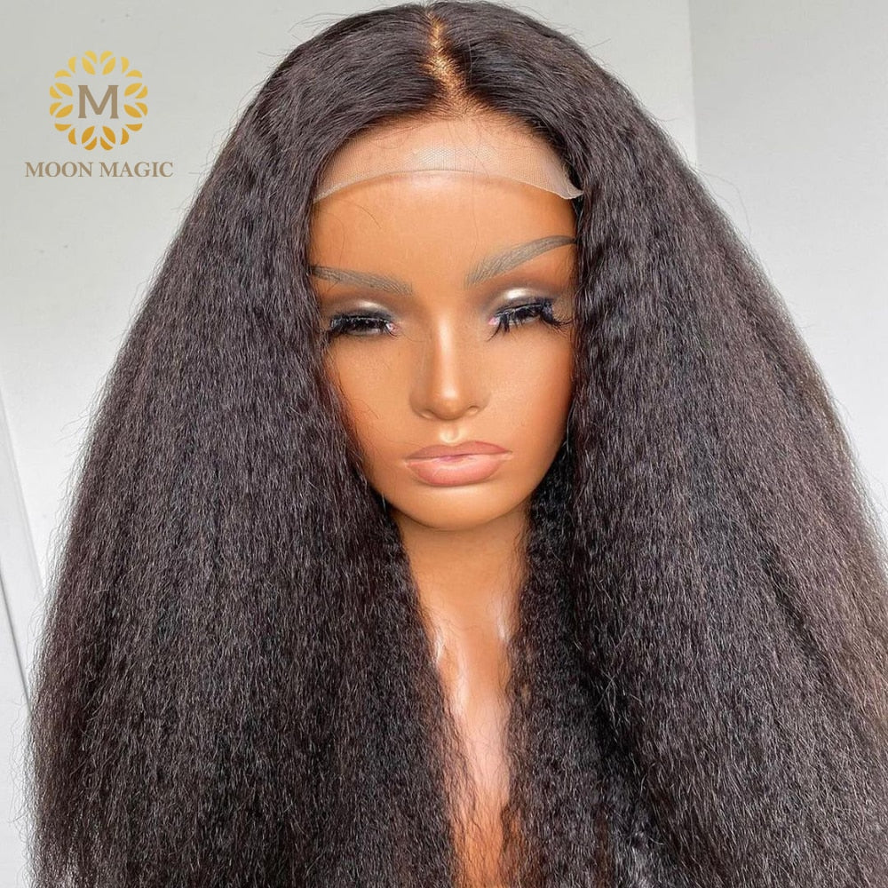 Front Human Hair Perücken für schwarze Frauen 180%
