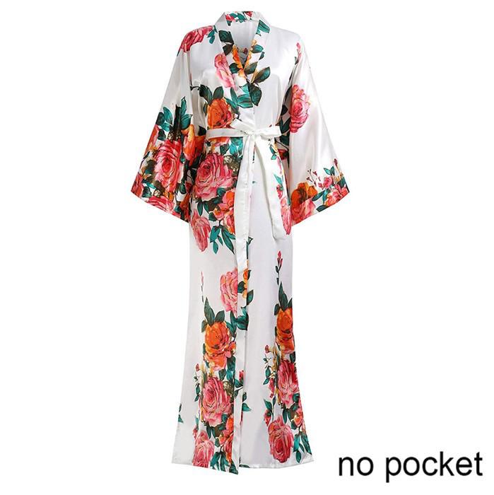 Silky Satin Women Robe Solid Color Kimono Bathrobes Home Dressing Gown Short Nightgown Summer V-Neck Sleepwear Lingerie