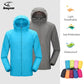 Camping Regenjacke für Männer & Frauen, Wasserdichte Sonnenschutzkleidung, Angeln und Jagdkleidung mit Tasche
