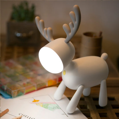 2022 Pup Led Nachtlampe für Kinder 1200mAh wiederaufladbare ELK Nachtlichter Passen Sie die Helligkeit der Tischlampe für Zuhause im Schlafzimmer an