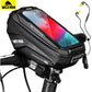 Radfahren Lenkertasche, Regenfeste 6,7 Zoll  Fahrradtasche mit Touchscreen
