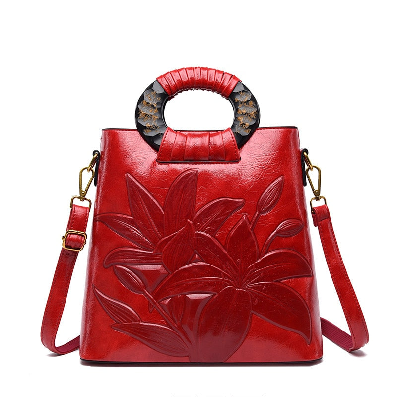 Damen Luxushandtaschen, designer Taschen aus echtem Leder