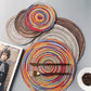 Tischsets für Esstisch, 1 PC, hitzebeständige Tischsets, schmutzabweisend, rutschfeste, waschbare PVC-Gewebe-Vinyl-Geschirr-Matte