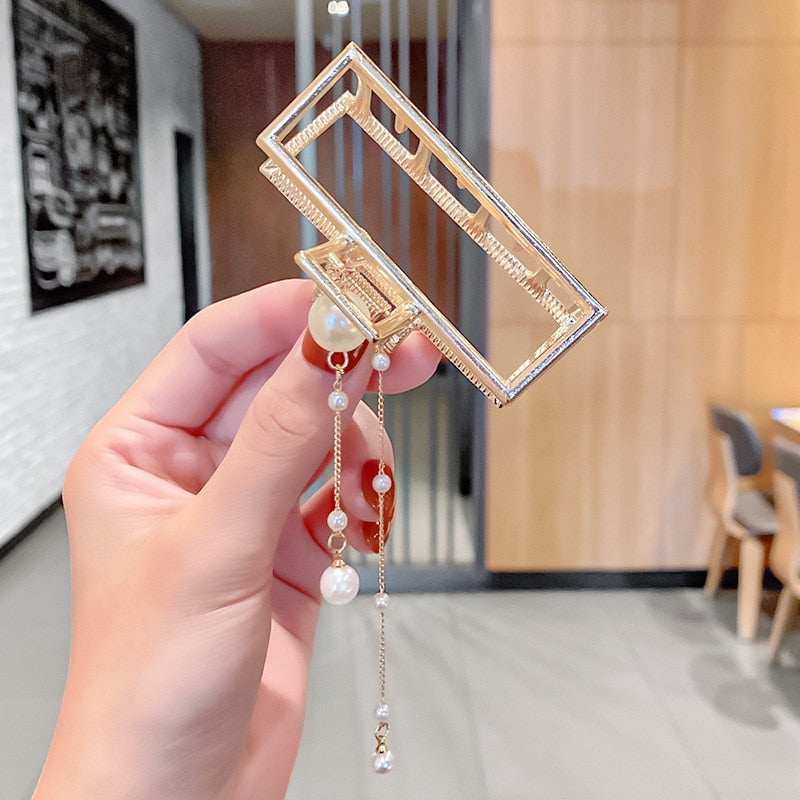 Frauen Geometrische Haarschmuck für Damen,  Metall Haarspangen Mode