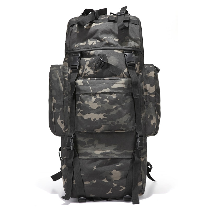 70L Herrenrücksack mit großer Kapazität, Hochwertiger wasserdichter Militärrucksack