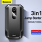 Baseus Auto-Starthilfe-Powerbank, 20000 mAh, 10000 mAh, tragbarer Auto-Booster, Notfall-Batterieladegerät, 12 V, 2000 A, Startgerät