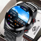 2022 neue 454 * 454-Bildschirm-Smartwatch zeigt immer die Uhrzeit an Bluetooth-Anruf, Lokale Musik-Smartwatch für Herren, Android-TWS-Kopfhörer