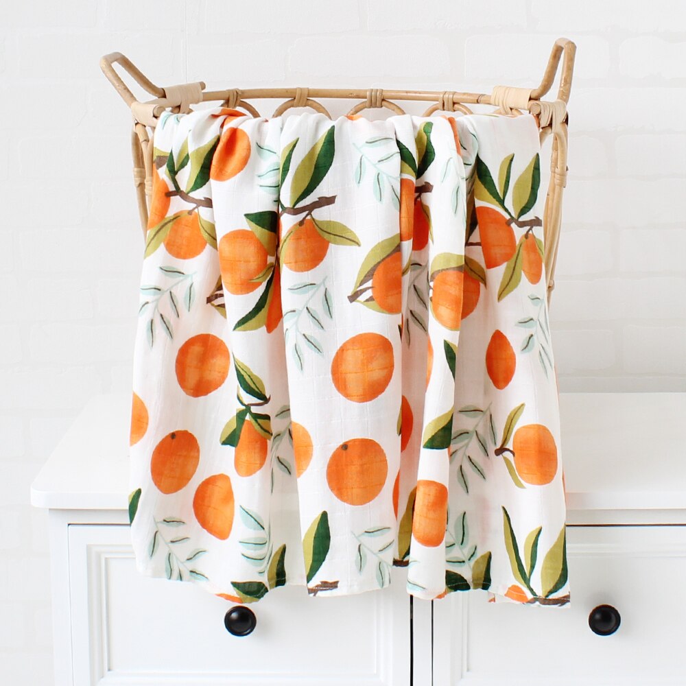 120x120cm 70% Bambus + 30% Baumwolle Babydecken für Neugeborene,  Wickeldecke für Baby