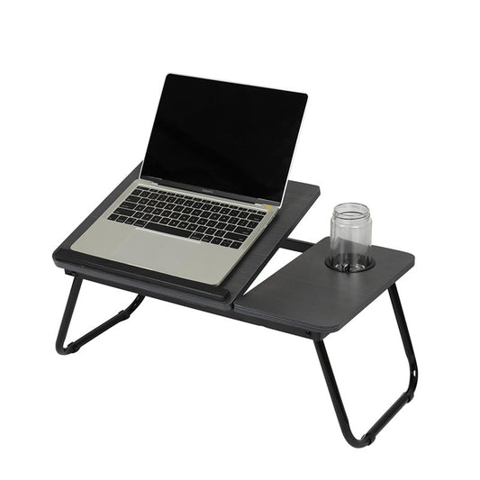 Laptop-Tisch, einfacher Computertisch mit Ventilator für Bett, Sofa, zusammenklappbarer, verstellbarer Laptop-Schreibtisch auf dem Bett