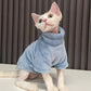 2022 Neue Haarlose Katze Pullover Winter Mode Verdickung Warme Sphynx Kleidung Zuhause Bequeme Winterhundekleidung für Kleine Hunde