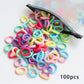50/100pcs Kinder elastische Haarbänder, Baby Haar Zubehör