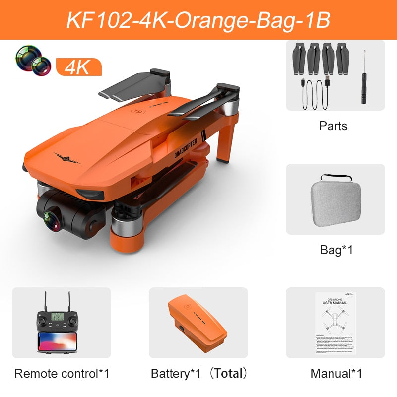 2022 Neue GPS Drohne 4k Profesional, 8K HD Kamera 2-Achsen Gimbal Anti-Shake Luftbildfotografie Brushless Faltbarer Quadcopter 1.2km