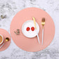 Küchen-Esstischmatten Isolierung, ölbeständiges Leder, Tischset, westliches Essen, Esszimmer