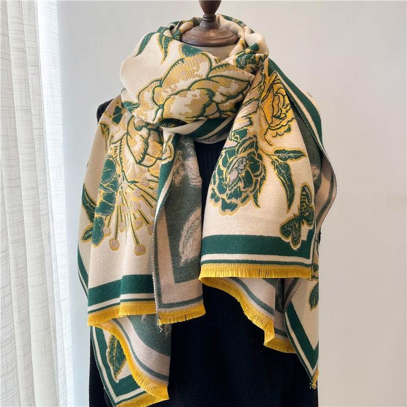 Damen  Winter Kaschmirschal Design, Warme Pashmina Decke