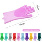 Magic Pet Grooming Handschuhe aus Silikon Spülhandschuhe für Haushalt, Auto, Gummi Küche für Reinigungswerkzeug