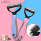 Haustiere Fell Knotenschneider Hund Grooming,  Schuppenbildung Tools Haustier Haarentfernung, Kamm Bürste Doppelseitige Haustier Produkte