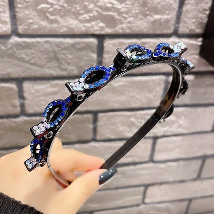 Mode Perle Nicht-Slip Strass elastische Haarbänder, Haarzubehör, Kopfschmuck