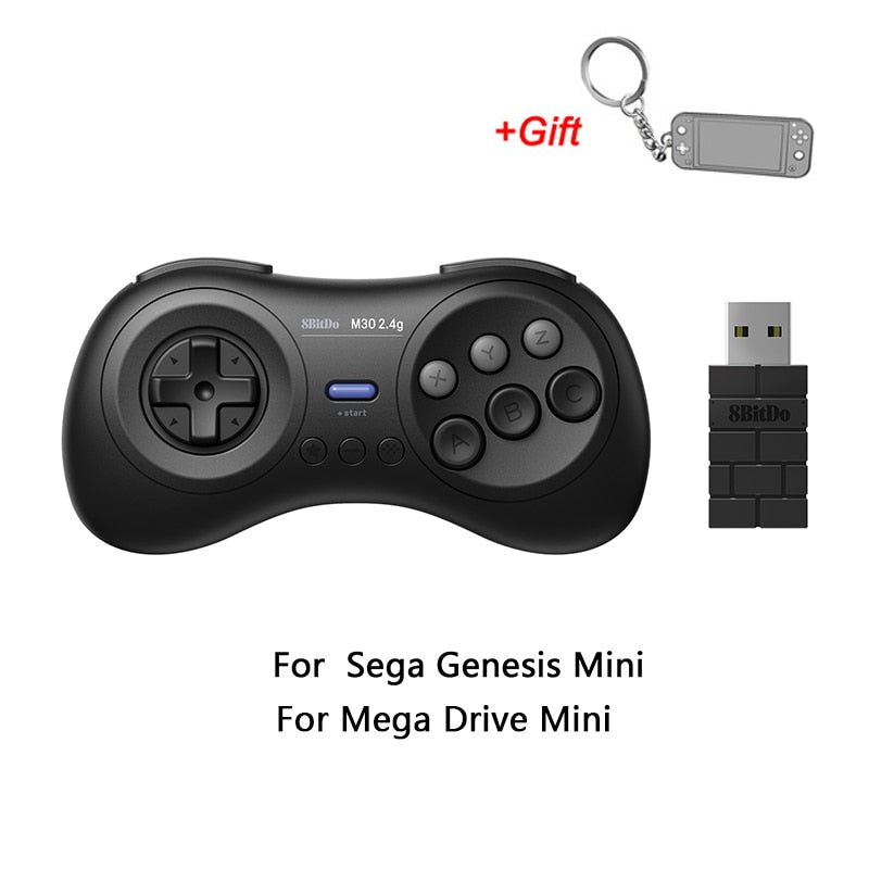 8BitDo M30 2.4G Wireless Gamepad controller für Sega Genesis/Gega, Genesis Mini und Mega Drive/Mini