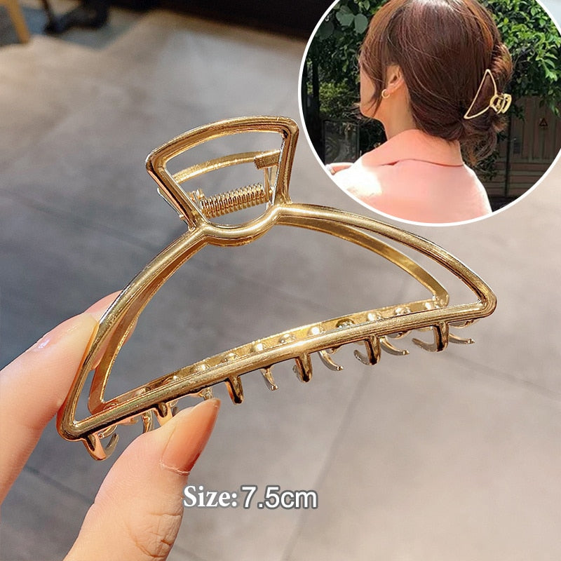 Frauen Geometrische Haarschmuck für Damen,  Metall Haarspangen Mode