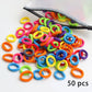 50/100pcs Kinder elastische Haarbänder, Baby Haar Zubehör