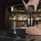 Cocktail Shaker Bar Set: 2 gewichtete Boston Shaker, Cocktail-Sieb, Jigger, Muddler und Löffel, Eiszange und 6 Flaschenausgießer