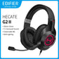 Edifier G2II Gaming-Headset, Gamer-Kopfhörer, kabelgebundenes Headset, 50-mm-Treiber, 7.1-Surround-Sound, RGB-Licht, Mikrofon mit Geräuschunterdrückung