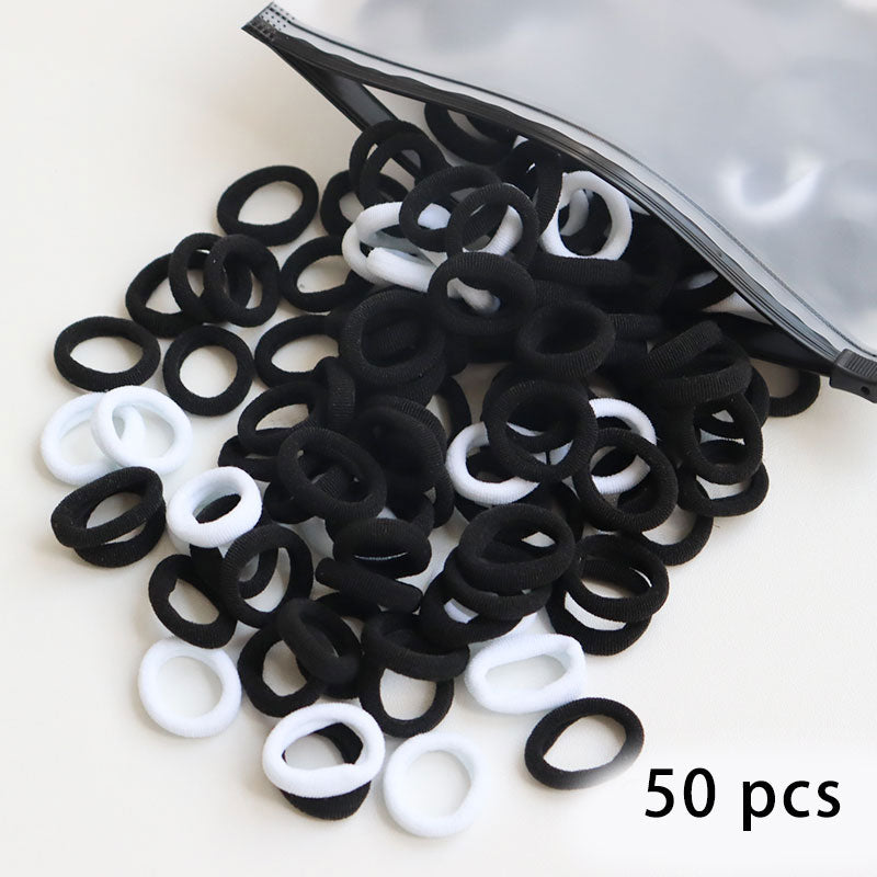 50/100pcs Kinder elastische Haarbänder, Baby Haar Zubehör