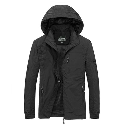 Herren Windbreaker Jacken, Wasserdichte Freizeitmantel